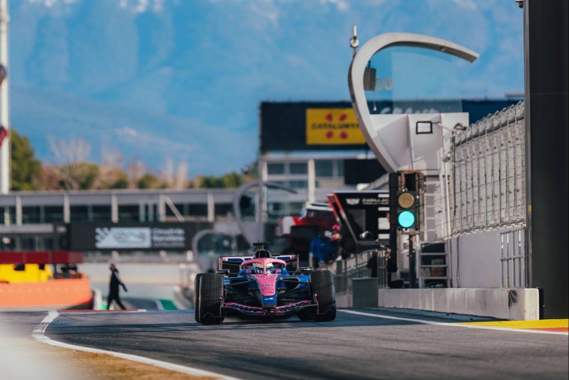 Colapinto sumó kilómetros, fue tercero y dejó un balance positivo en los test de F1