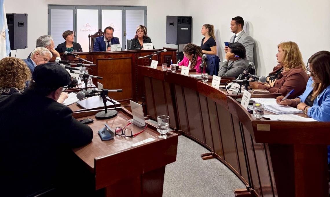 La sala de sesiones durante el mensaje del intendente en la apertura del período ordinario.(Crédito: MST)