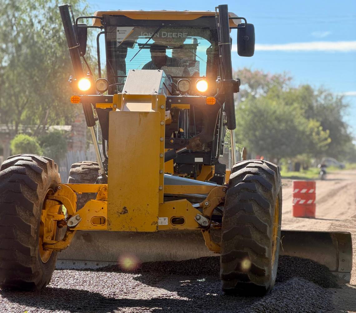El Municipio avanza con el Plan Intensivo de Mejorado Pétreo en barrio Las Vegas. (Foto: MST)
