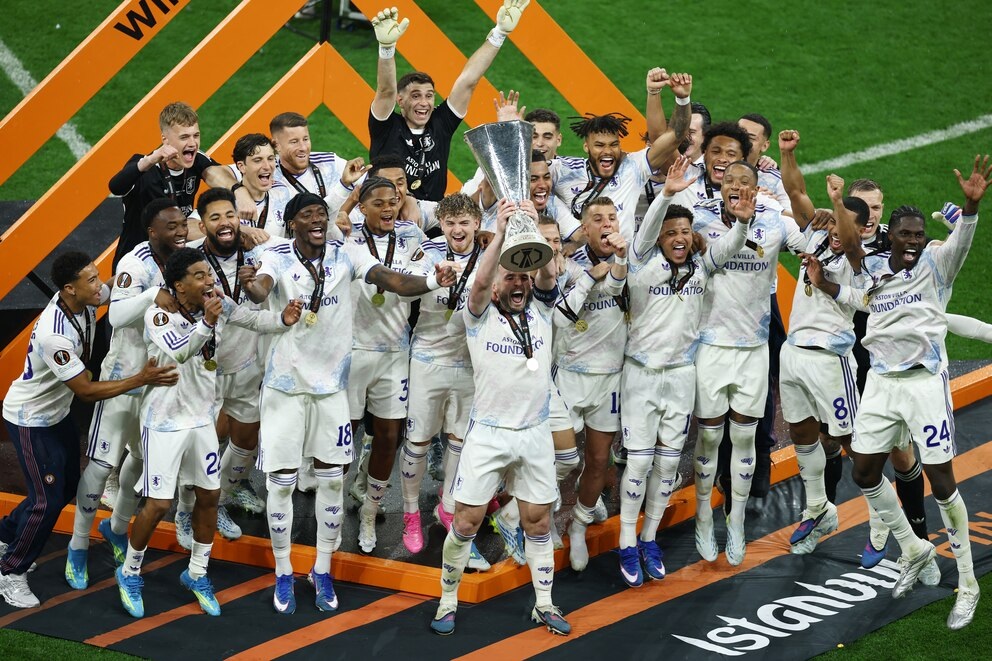 Aston Villa se consagró campeón de la Europa League.