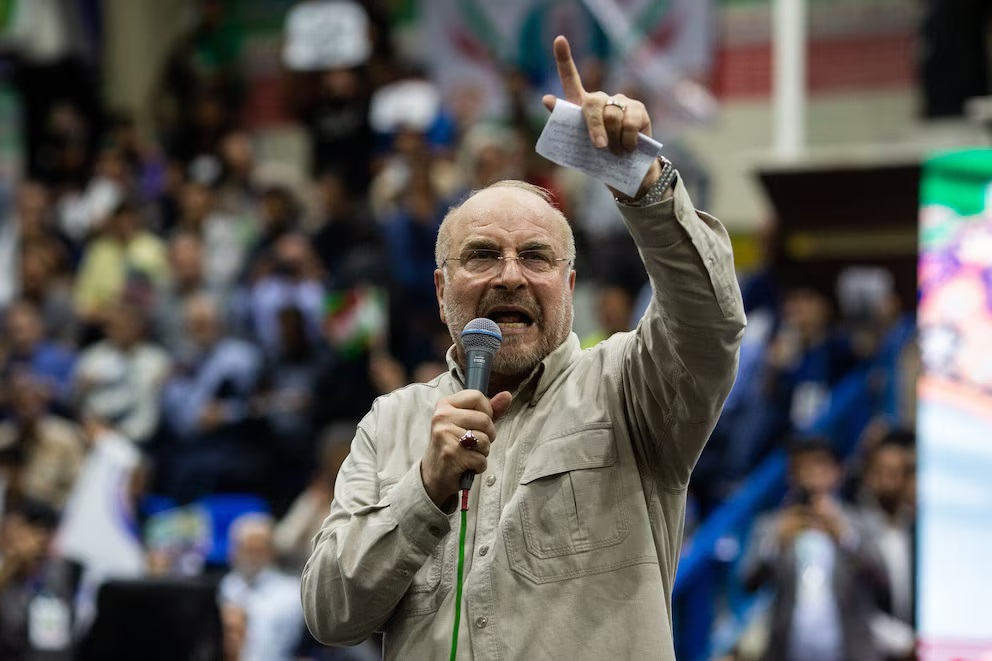 Mohammad Bagher Ghalibaf, jefe negociador del régimen de Irán.