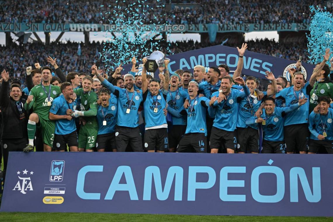 Belgrano derrotó a River y logró el primer título de Primera División de su historia.