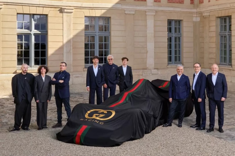 Alpine presentó a Gucci como sponsor y Colapinto quedó en el centro de la escena.