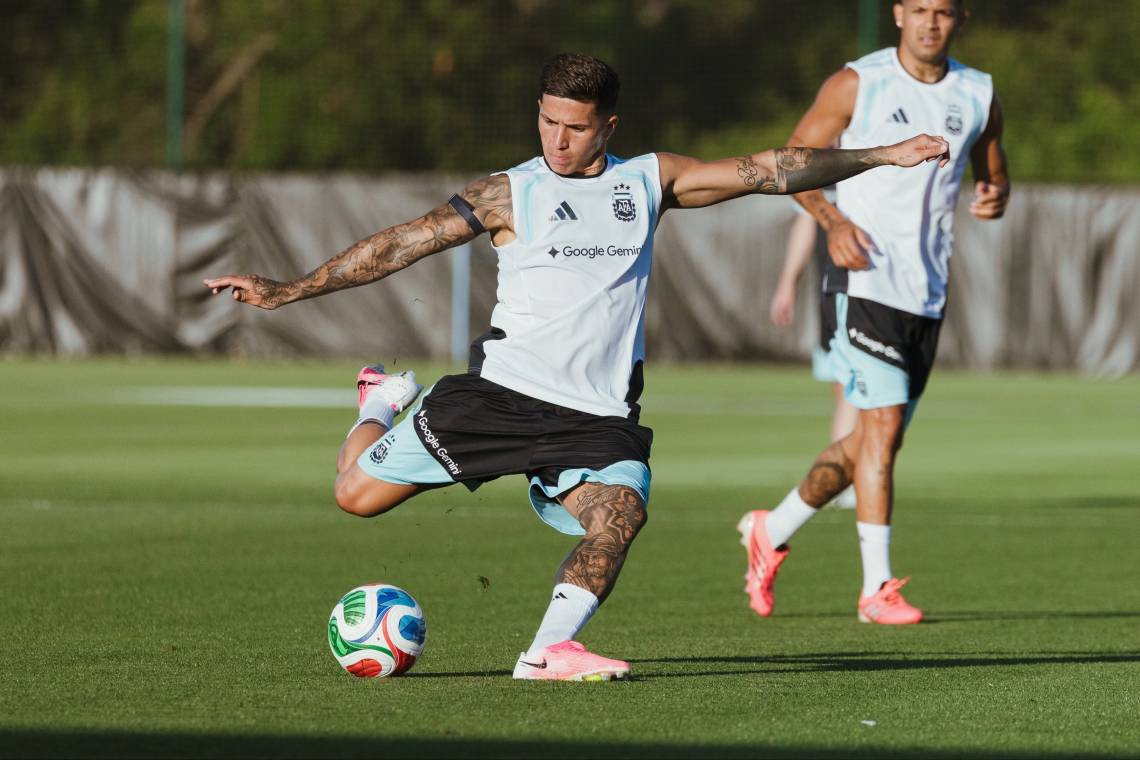 Arrancó la cuenta regresiva: la Selección tuvo su primera práctica en Estados Unidos