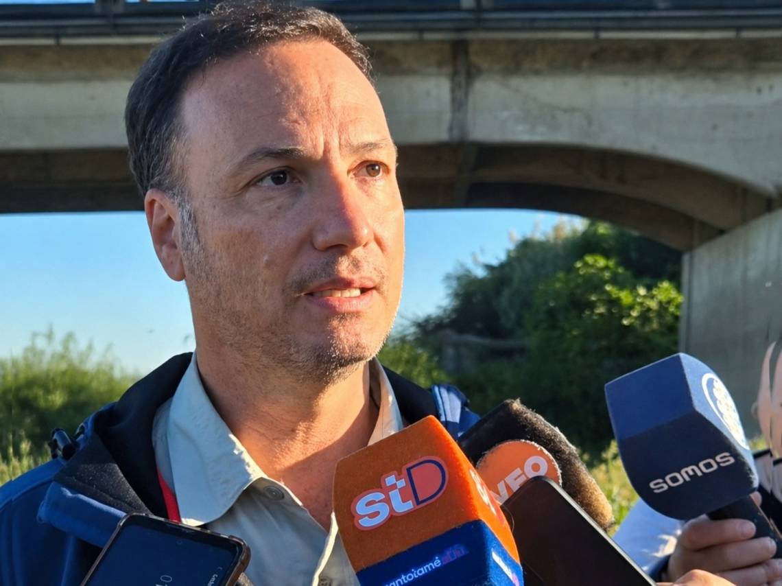 Enrico cruzó a Nación por el puente Carretero. (Crédito: STD)