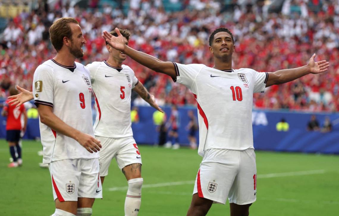 Con un doblete de Bellingham, Inglaterra eliminó a Noruega y avanzó a semifinales.