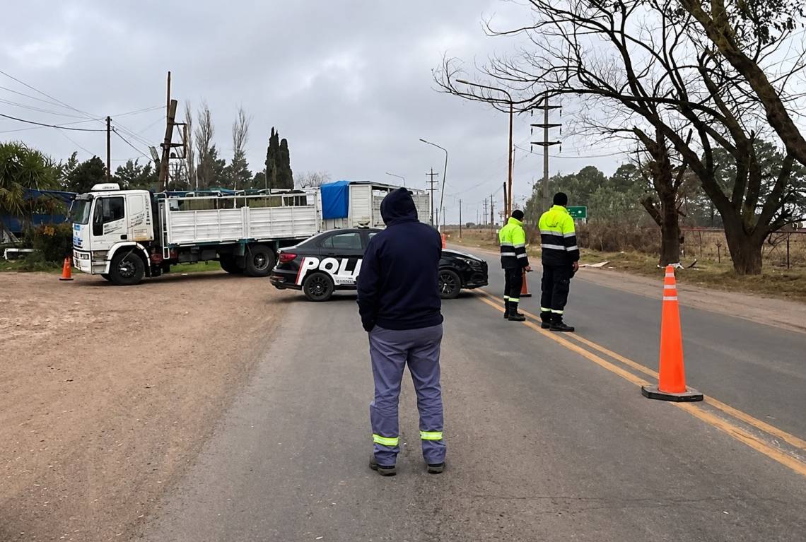 El siniestro se produjo entre  las calles Tomás Lubary y Roverano.