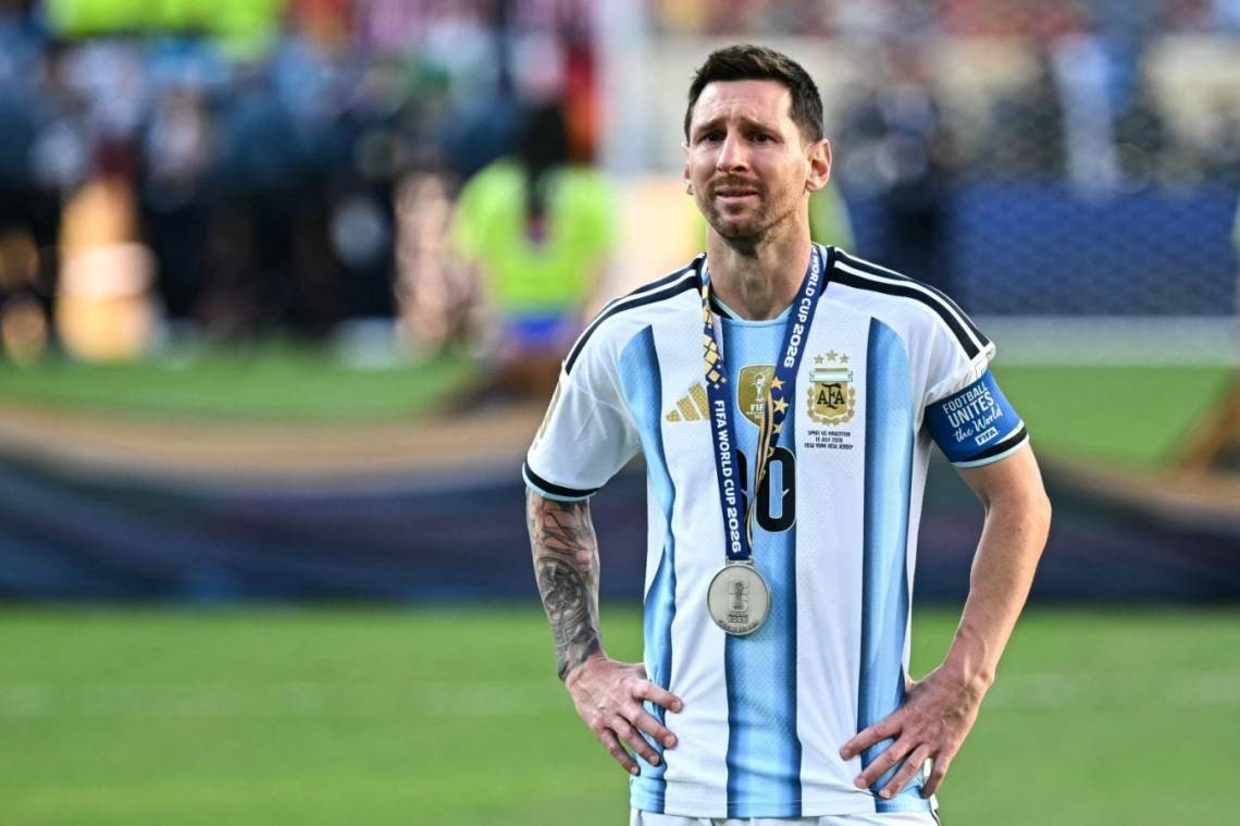 Lágrimas del capitán argentino durante la consagración de España. 