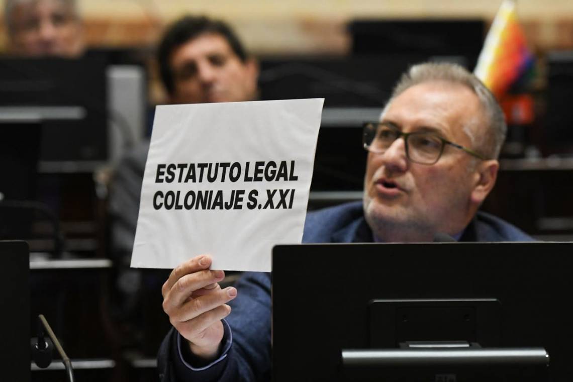 Lewandowski, durante el debate parlamentario, cuestionó con dureza el proyecto del Ejecutivo.