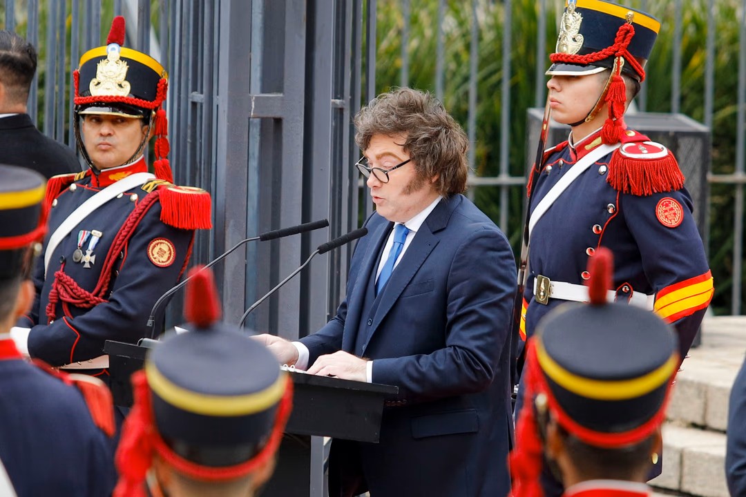 Milei homenajeó a San Martín: “No tenemos un pasado al que regresar”.