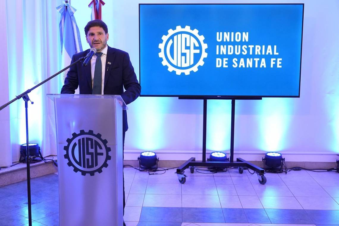 Pullaro defendió el desarrollo productivo y aseguró que la industria es “el principal aliado” de su Gobierno. (Crédito: GSF)
