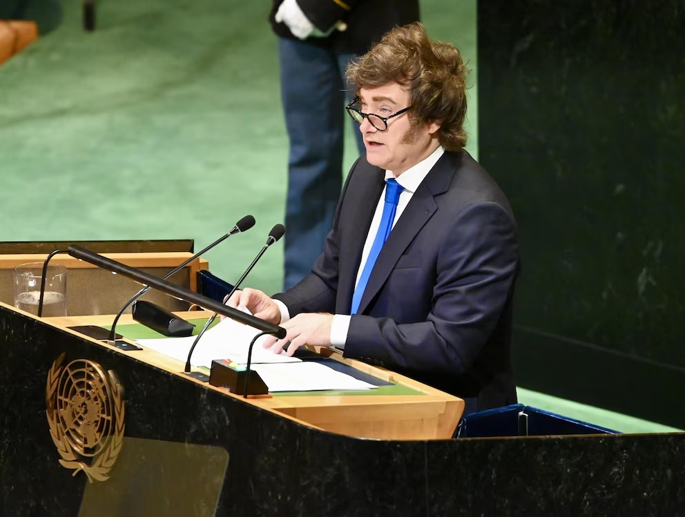 Milei expuso ante la Asamblea General de la ONU, con un discurso crítico al organismo.