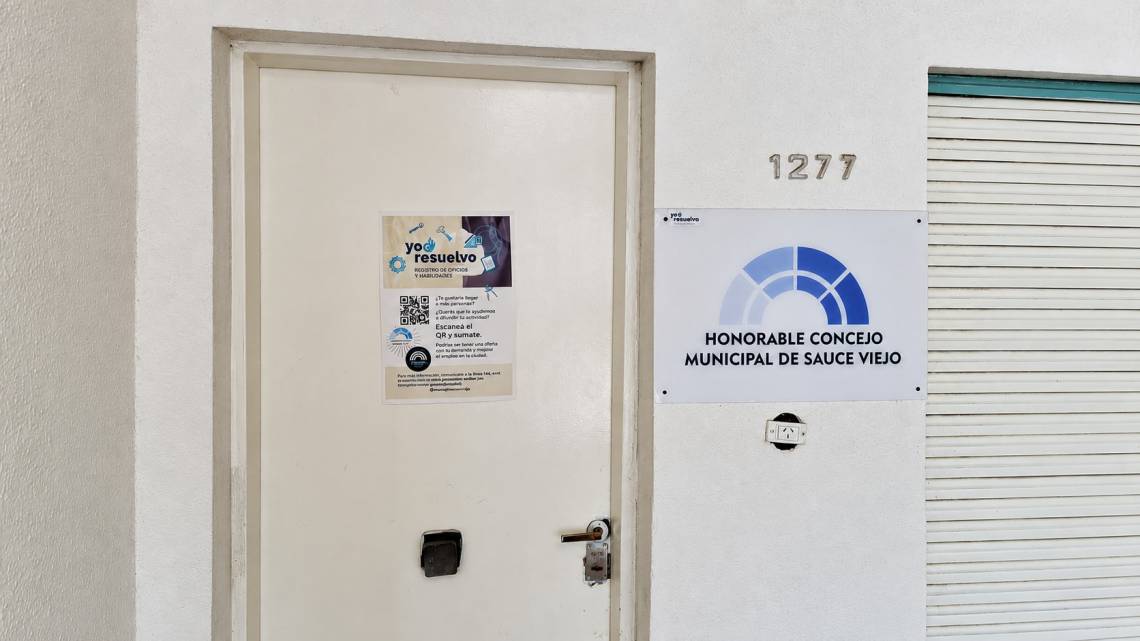 PUERTAS CERRADAS. El Concejo de Sauce Viejo sesionó a puertas cerradas este miércoles. (Crédito: STD)