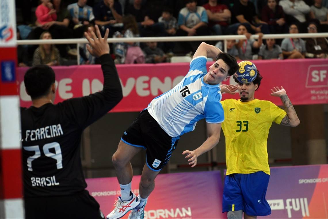 Argentina se quedó con un disputado clásico ante Brasil. (Crédito: Prensa Juegos Suramericanos)